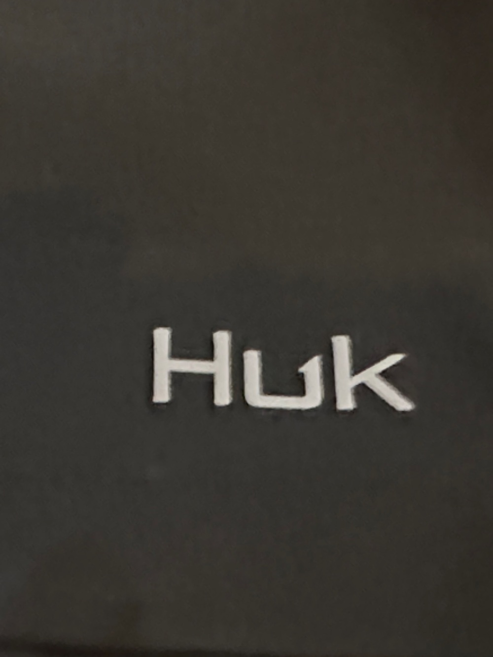 Huk Black Athletic Shorts with White Logo